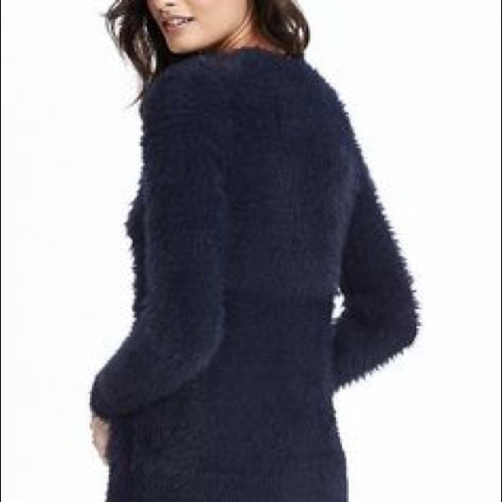 Banana republic crewneck eyelash sweater navy xs